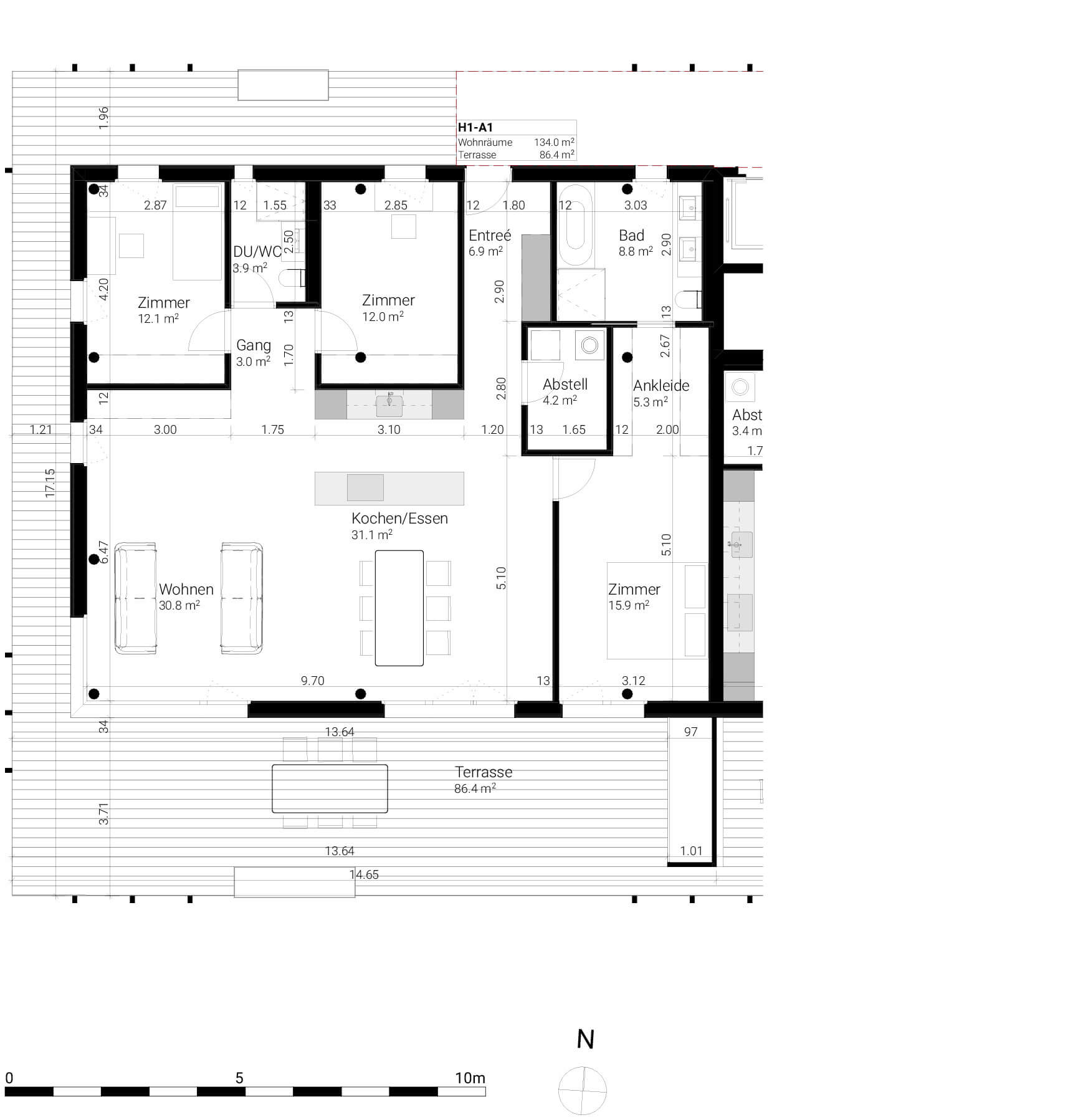 A1-4.5-Zimmer-Wohnung