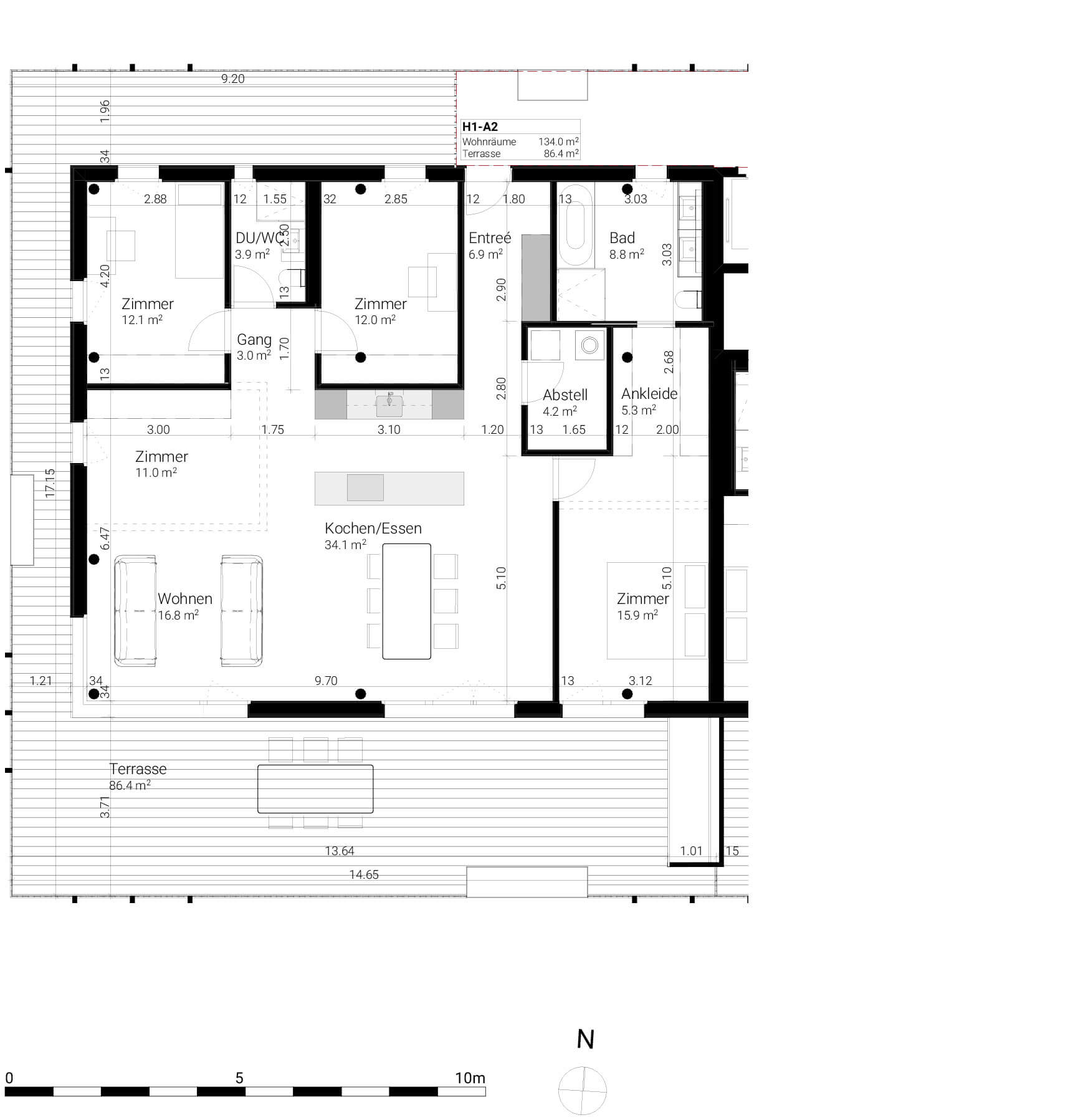 A2-4.5-Zimmer-Wohnung