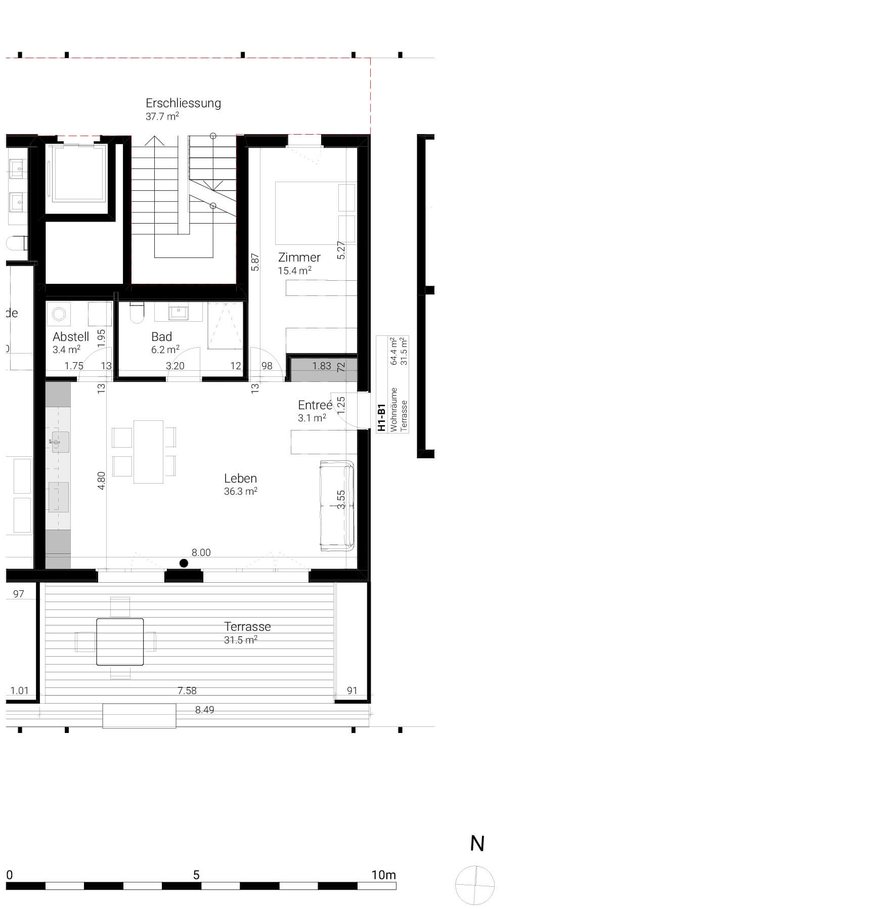 B1-2.5-Zimmer-Wohnung