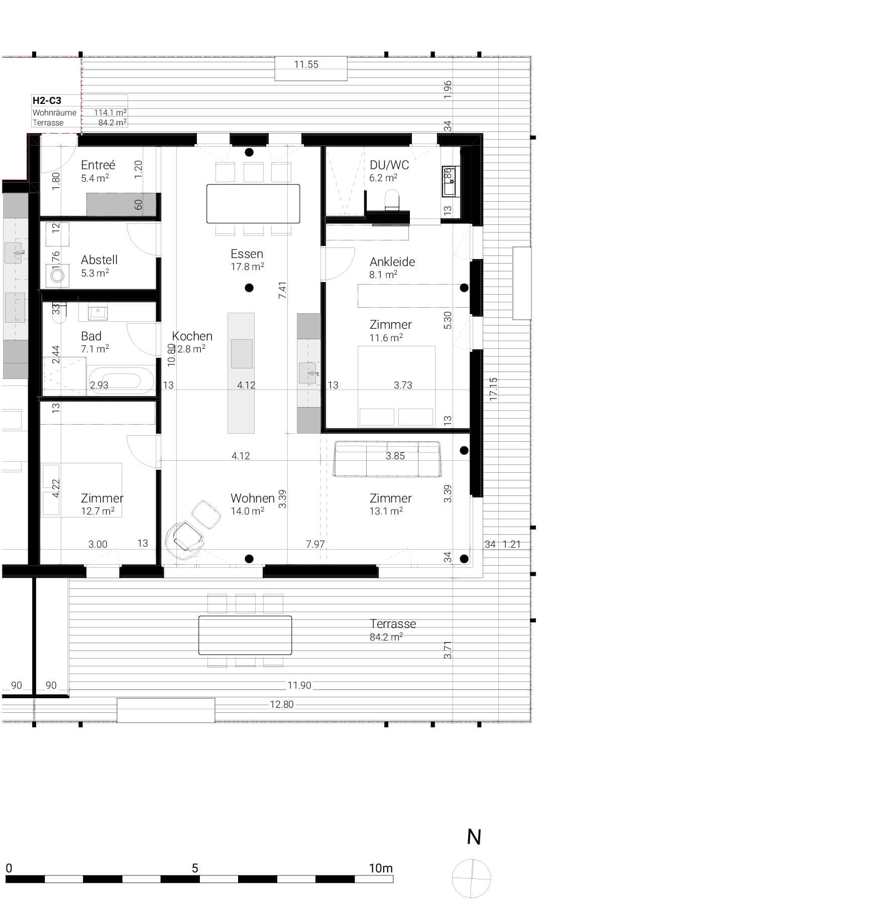 C3-3.5-Zimmer-Wohnung