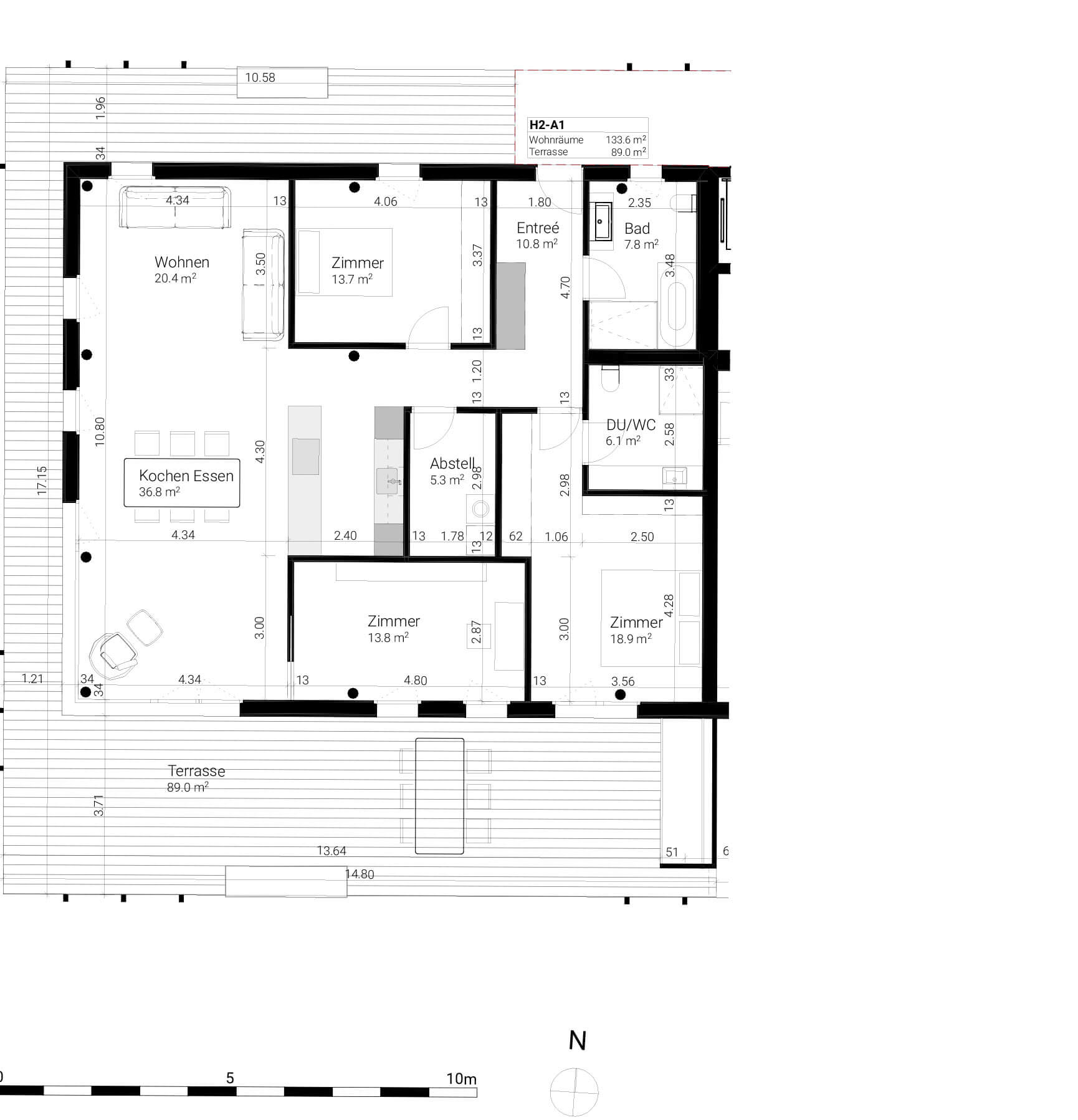 A1-4.5-Zimmer-Wohnung