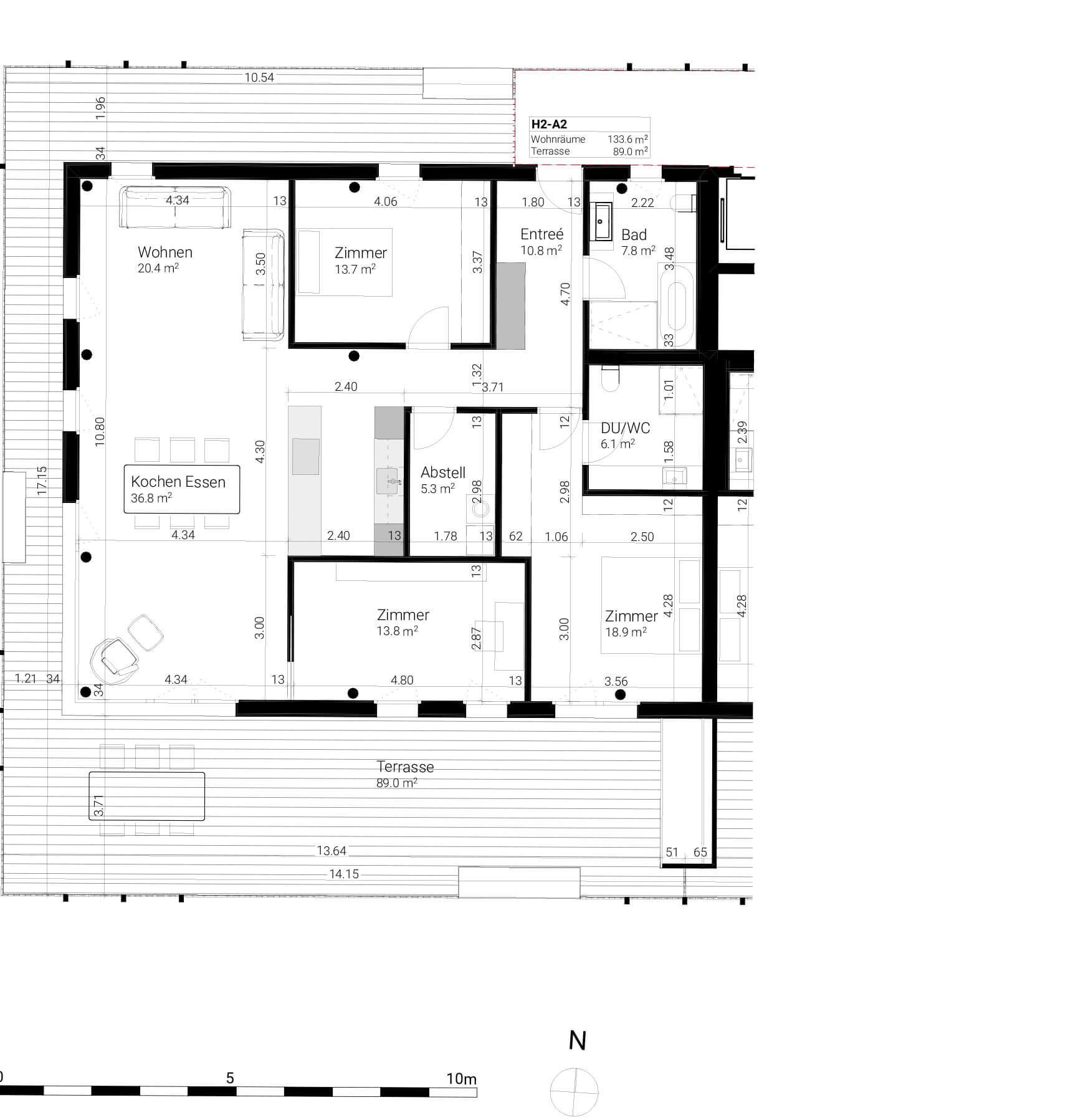 A2-4.5-Zimmer-Wohnung